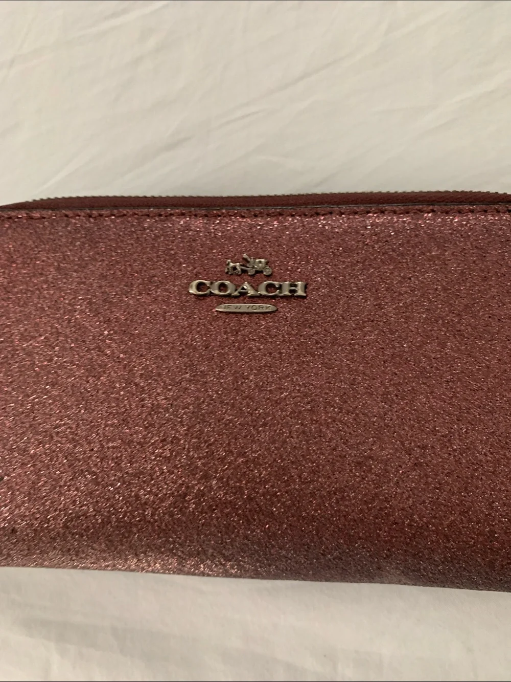 Coach Brand Glitter Wallet Wristlet